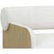 Coburn Rustic Oak / Eclipse White Lounge Chair